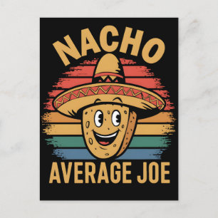 Geen gemiddelde joe mexicaans retro cinco de mayo feestdagenkaart