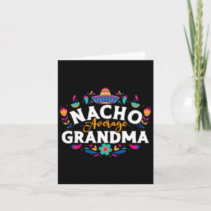 Geen gemiddelde oma Cinco De Mayo Mexicaanse Match Kaart