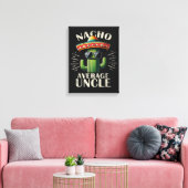 Geen gemiddelde oom Vaderdag Canvas Afdruk (Insitu (Woonkamer))