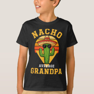 Geen gemiddelde opa grappige cactus sombrero cinco t-shirt