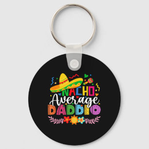 Geen gemiddelde papa Grappige Mexicaanse vintage C Sleutelhanger