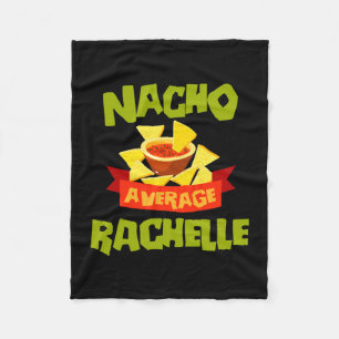 Geen gemiddelde rachelle grappige verjaardagsnaam  fleece deken