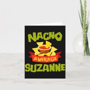 Geen gemiddelde suzanne grappig verjaardag naam ca kaart