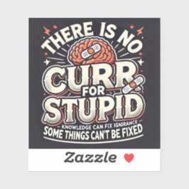 Geen genezing sticker