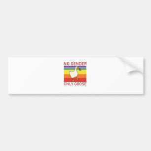 Geen geslacht alleen gans niet-binaire LGBTQ Bumpersticker