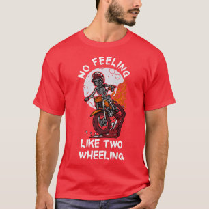 Geen gevoel als twee wielrennen t-shirt