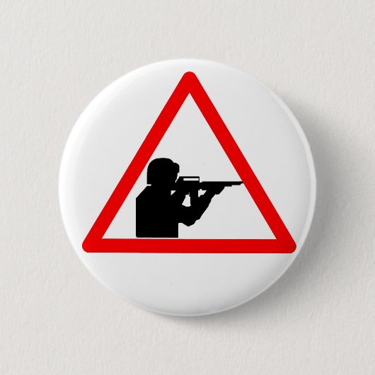 Geen geweld ronde button 5,7 cm (Voorkant)