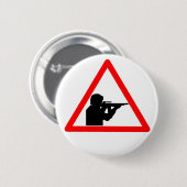 Geen geweld ronde button 5,7 cm (Voorkant /achterkant)