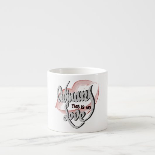 Geen gewone liefde, Espresso Cup Espresso Kop (Voorkant)