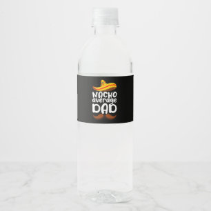 Geen Gewone Papa Cinco de Mayo Mexicaanse Papa Waterfles Etiket