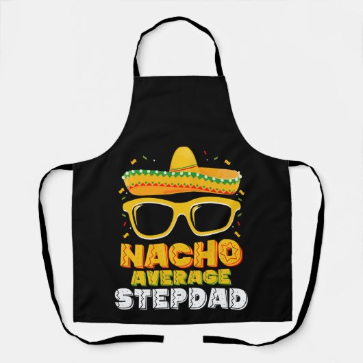 Geen Gewone Stiefvader Vader Cinco De Mayo Schort (Voorkant)