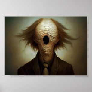 Geen Gezicht Horror Portret Poster