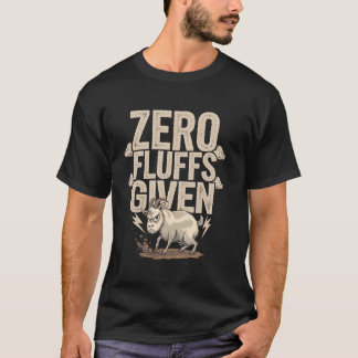 Geen Gezwets Meer Lustige Boze Geit Humor T-shirt