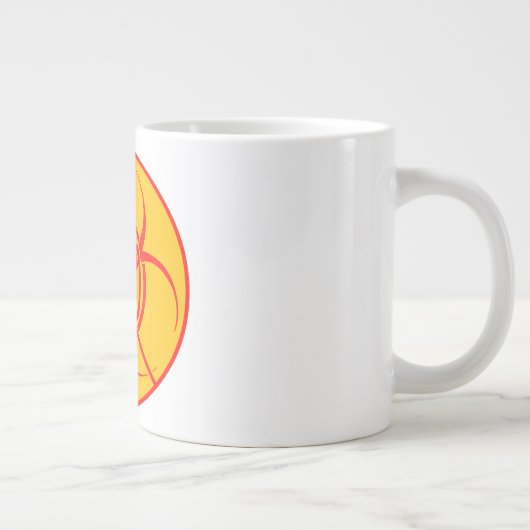 Geen GGO Jumbo Mok Biohazard Warning GGO Cups (Rechts)