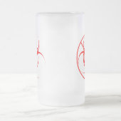 Geen GGO-Mok Biogevaarsewaarschuwing GGO-brillengl Matglas Bierpul (Center)