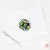 GEEN GGO RONDE STICKER (Envelop)