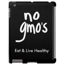 Geen GGO's Eat Healthy Black White Promotion iPhone 13 Hoesje