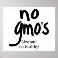 Geen GGO's Levend en Eet Gezonde Wit