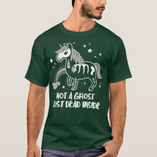 Geen ghost alleen dood in halloween skelet t-shirt