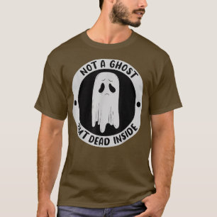 Geen ghost, maar dood insinde, ongelukkige hallo t-shirt