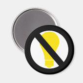 geen gloeilampen magneet (Voorkant / Achterkant)