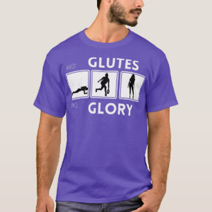 Geen gluten geen glorie-werkout Yoga Fitness Birth T-shirt