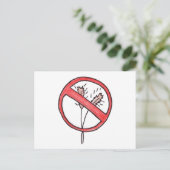 Geen gluten/hittevrij! briefkaart (Staand voorkant)