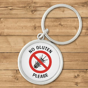 Geen Glutensymbool Sleutelhanger