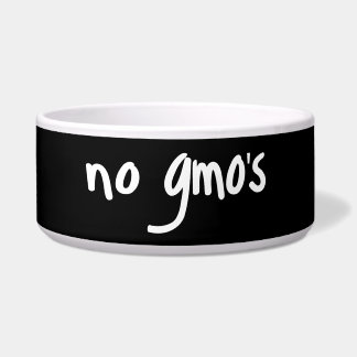 Geen GMO's Gezonde Hondenvoer Promotie Zwart Voerbakje