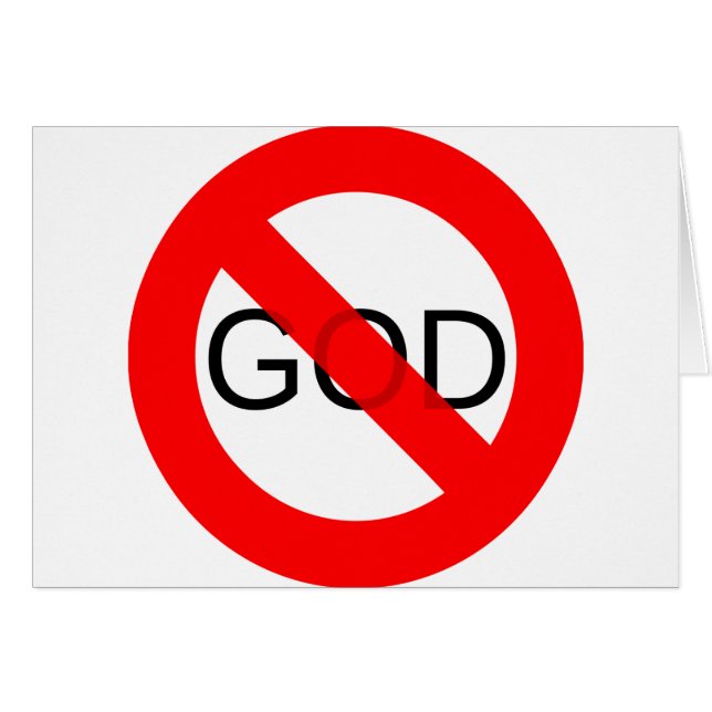 Geen God Anti God (Voorkant Horizontaal)