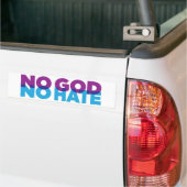 GEEN GOD GEEN HAT BUMPERSTICKER (Op Truck)