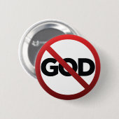 Geen God Ronde Button 5,7 Cm (Voorkant /achterkant)