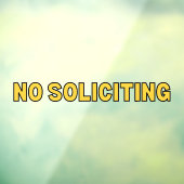 Geen Gold Black korte zakelijke deur Raamsticker (Vel 3)