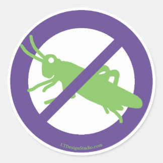 Geen Grasshoppers - Stickers