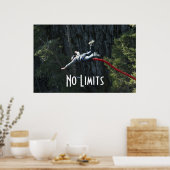 Geen grenzen Bungee Jumping Poster (Keuken)