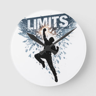 Geen Grenzen Motivatie Design Ronde Klok