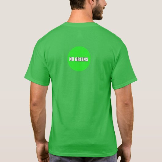 GEEN GROEN T-SHIRT (Achterkant)