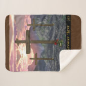 Geen grotere liefde sherpa deken (Voorkant (horizontaal))