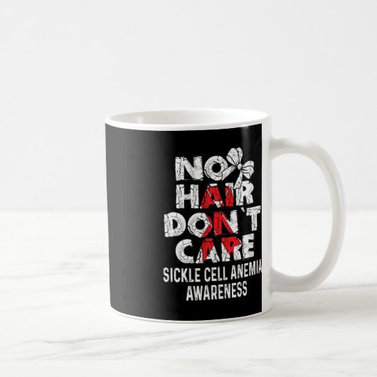 GEEN haar - sikkelcelanemie bewustzijn supporter R Koffiemok (Rechts)