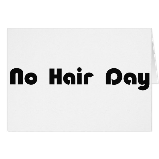 Geen haardag (Voorkant Horizontaal)