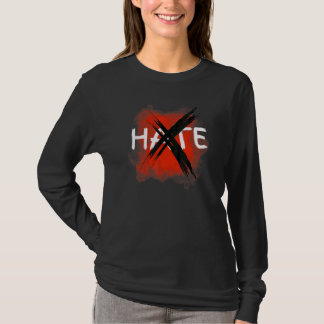 Geen haat Stop de haat Geen pesten Geen discrimina T-shirt