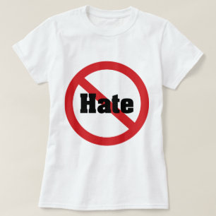 Geen haat t-shirt