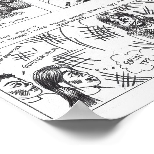 Geen Hablo Español Poster (Hoek)