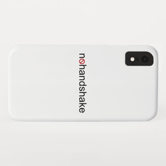 Geen handdruk Case-Mate iPhone case (Achterkant (horizontaal))