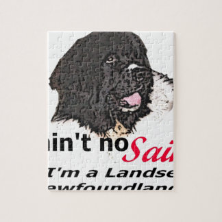 Geen heilige... Ik ben een Landseer (Newfoundland) Legpuzzel