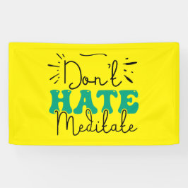 Geen hekel aan berichtontwerp spandoek