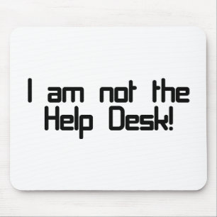 Geen helpdesk muismat