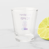 Geen hersens, geen pijn shot glas (Achterkant)
