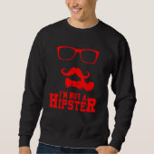 Geen Hipster Mustache Freethinker Hippies Free Sp Trui (Voorkant)