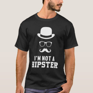 Geen Hipster Pipe Smoker Mustache Hippies Free Sp T-shirt